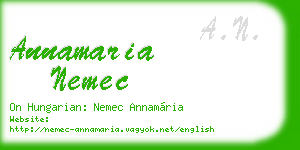 annamaria nemec business card